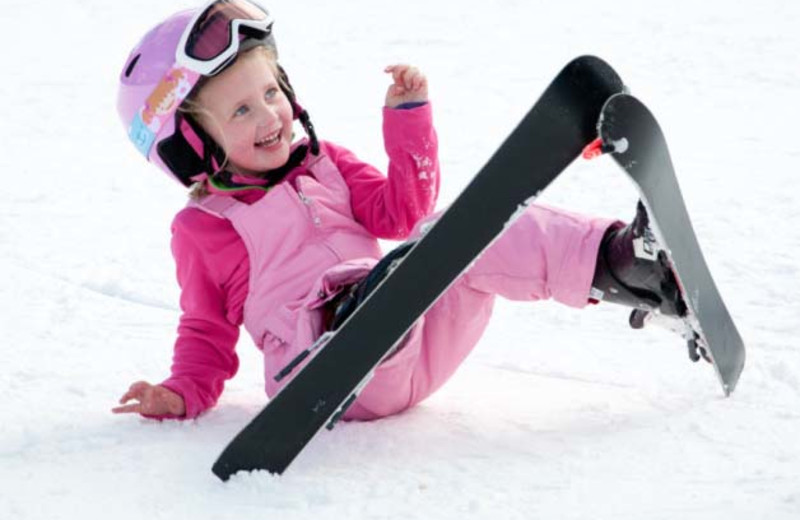 Family skiing at Park City Mountain Resort.