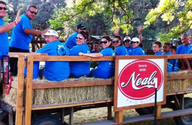 Hayrides at Neal's Lodges.