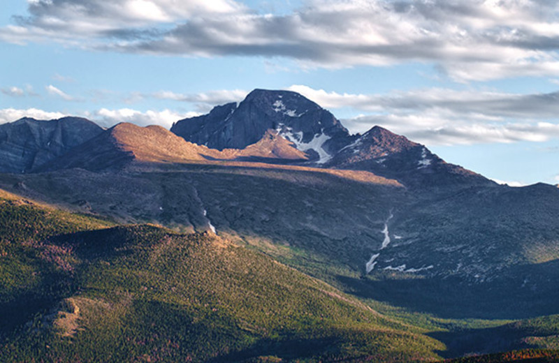 Mountains at Glacier Lodge.