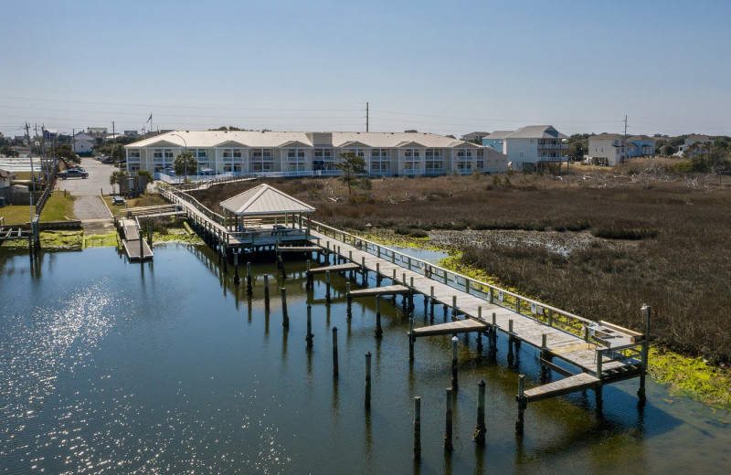 Fishing at Palm Suites.