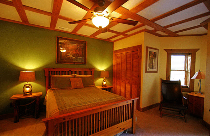 Guest room at Wildberry Lodge.