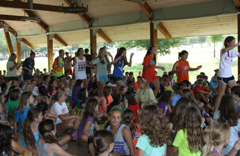 Groups at Camp Balcones Spring.