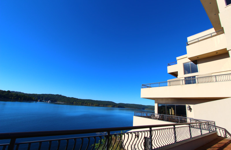 View of the lake at D'Monaco Luxury Resort.