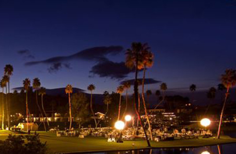 Outdoor Wedding Venue at Rancho Las Palmas Resort