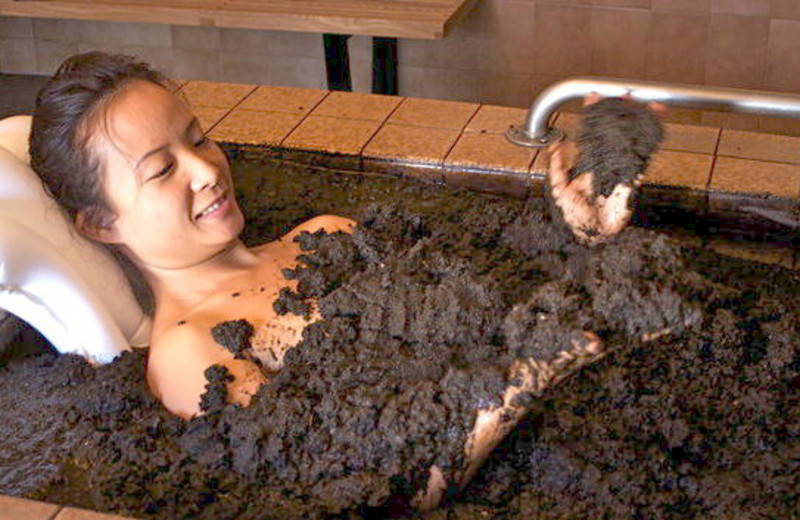 Mud bath at Roman Spa Hot Springs Resort.