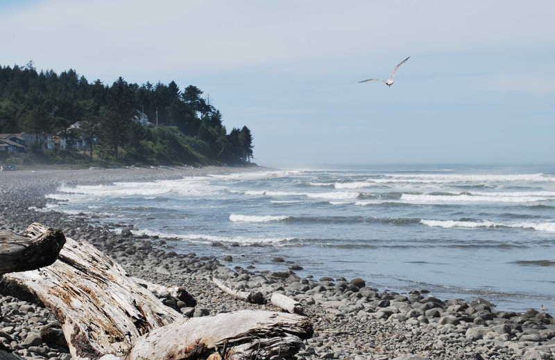 Beach near Beachhouse Vacation Rentals.