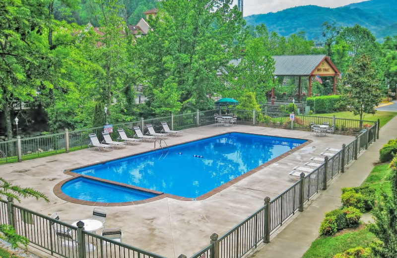 Outdoor pool at River Terrace Resort