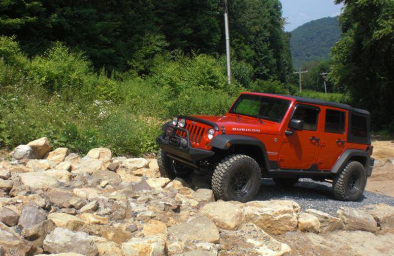 Back country driving at The Homestead.