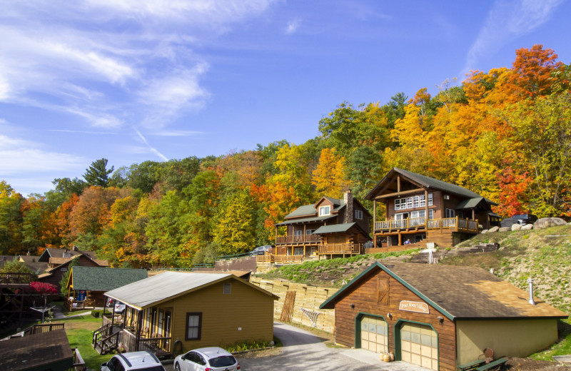 Exterior view of Trout House Village Resort.