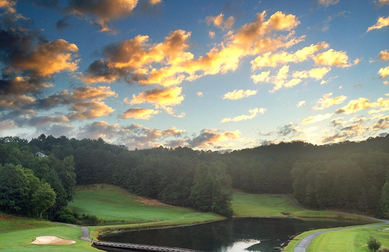 Golf course at Valhalla Resort Hotel.