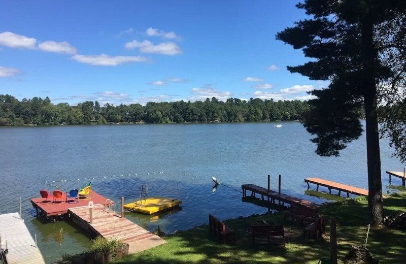 Lake view at Rainbow's End Resort.