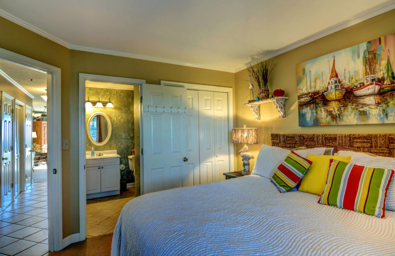 Rental bedroom at Treasure Realty.