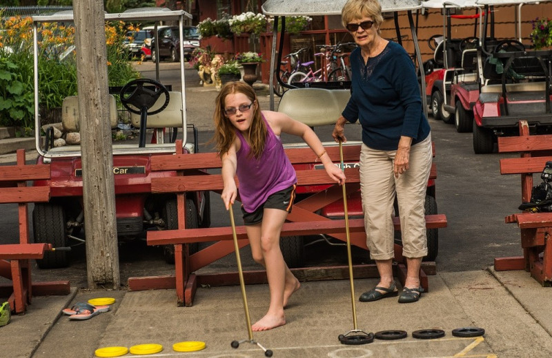 Family games at Fair Hills Resort.