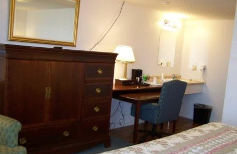 Guest Room Interior at Golden Knight Inn