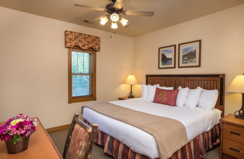 Guest bedroom at Westgate Branson Woods Resort.