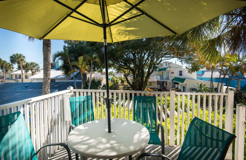 Deck at Silver Sands Villas.