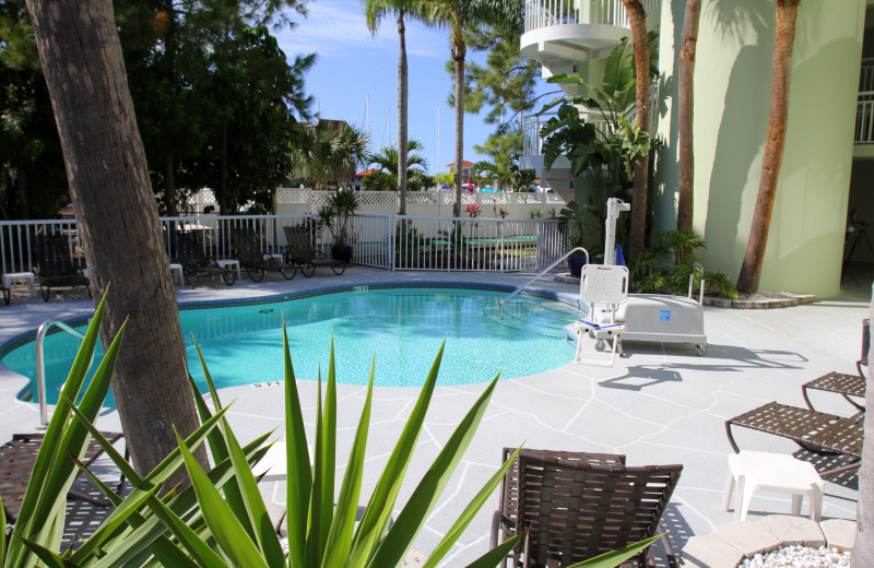 Outdoor pool at Chart House Suites on Clearwater Bay.