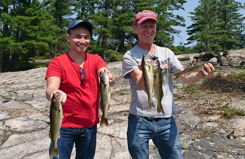 Fishing at Wolseley Lodge.