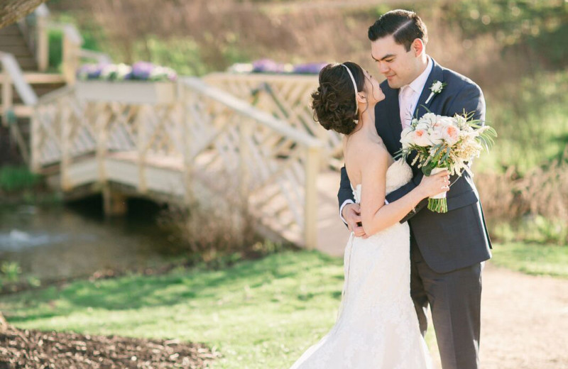 Wedding couple at Boar's Head Resort.