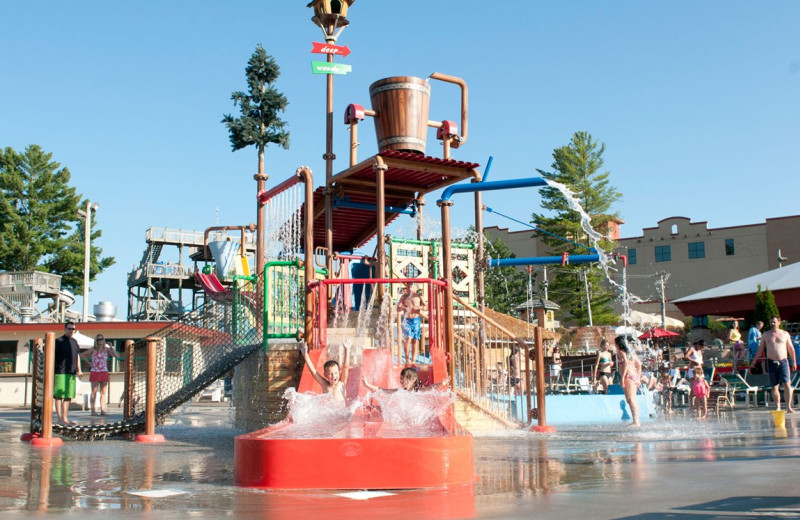 Outdoor water park at Chula Vista Resort.