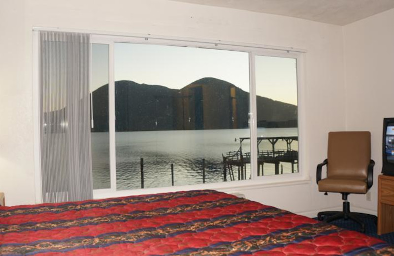 Guest room at Lake Marina Inn.