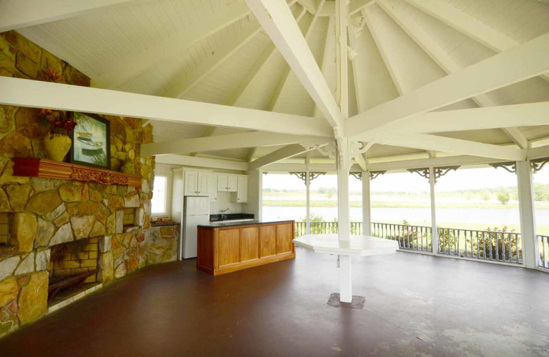 Rental gazebo at Railey Mountain Lake Vacations.