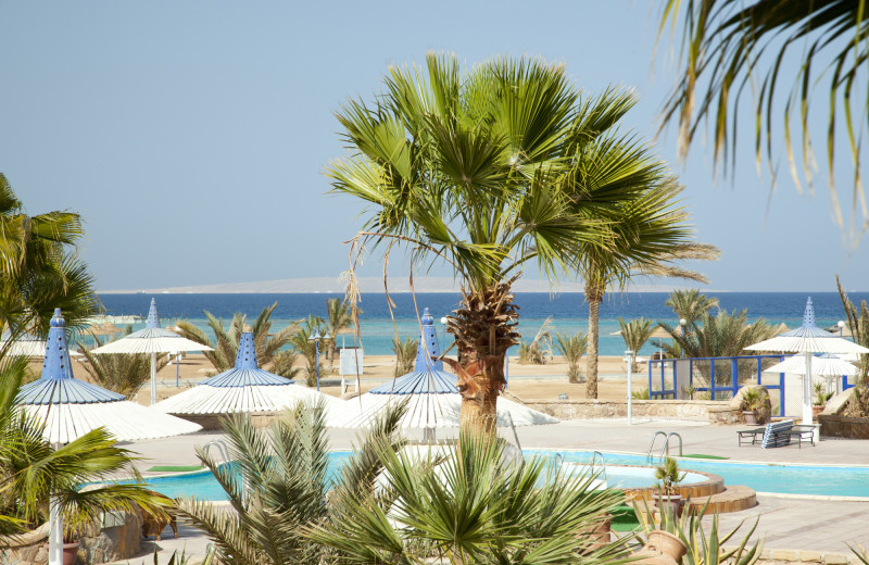 The beach at Coral Beach Resort.