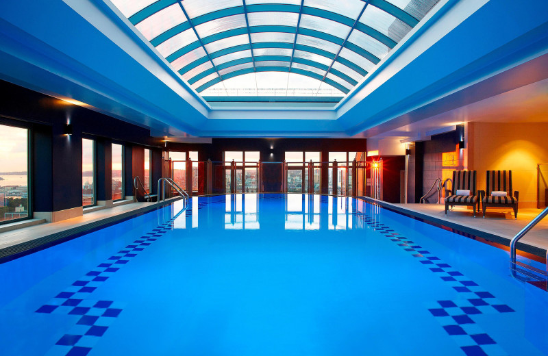 Indoor pool at Sheraton on the Park.