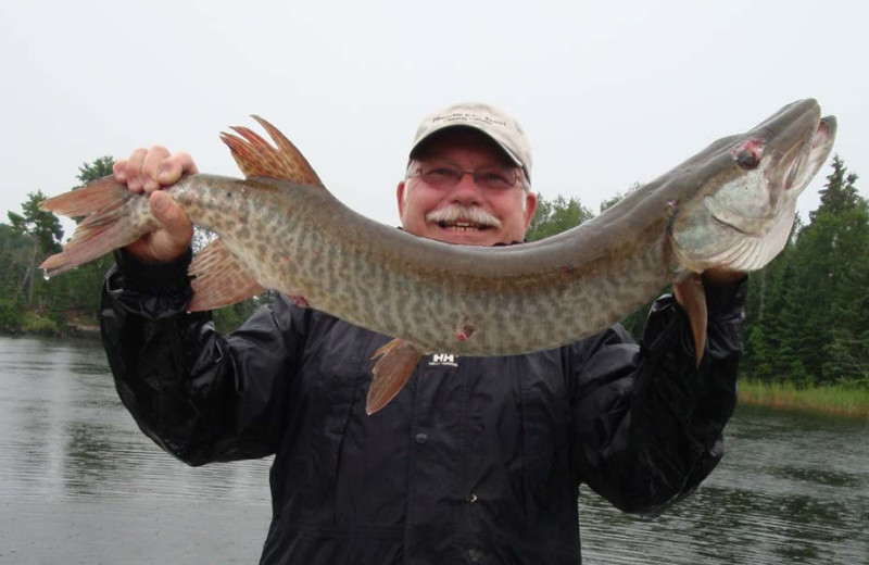 Fishing at Pipestone Point Resort.