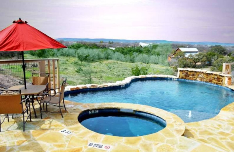 Outdoor pool at Log Country Cove.