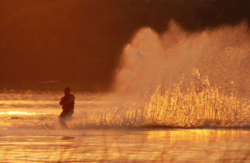 Water skiing at Bear Paw Resort.