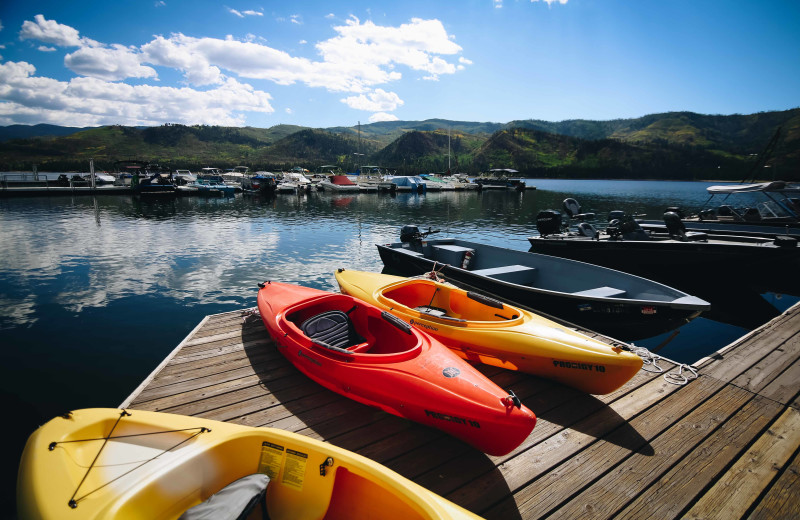 Kayaks to take out.