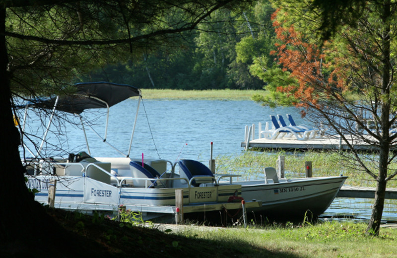 Lake view at Broadwater Lodge.