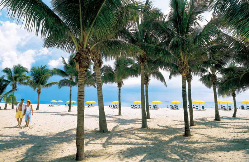 The beach at Lago Mar Resort and Club.