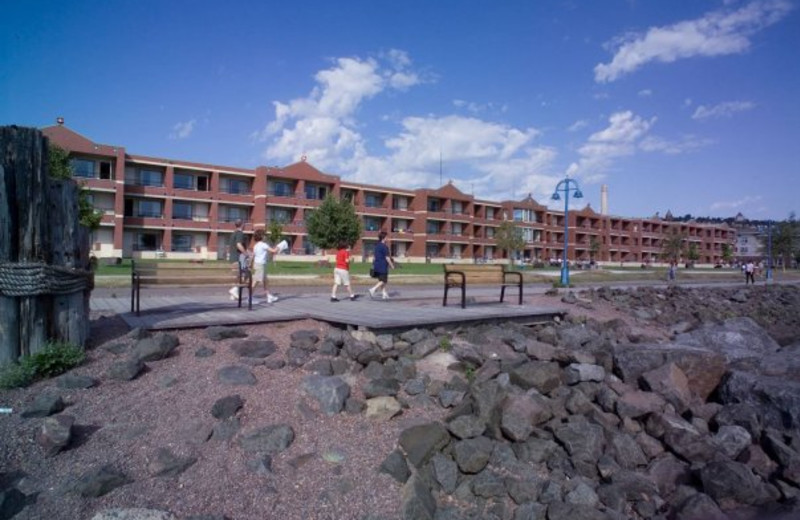 Exterior view of The Inn on Lake Superior.