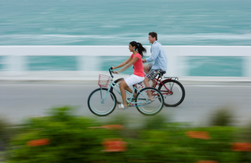 Bike riding at South Seas Island Resort.