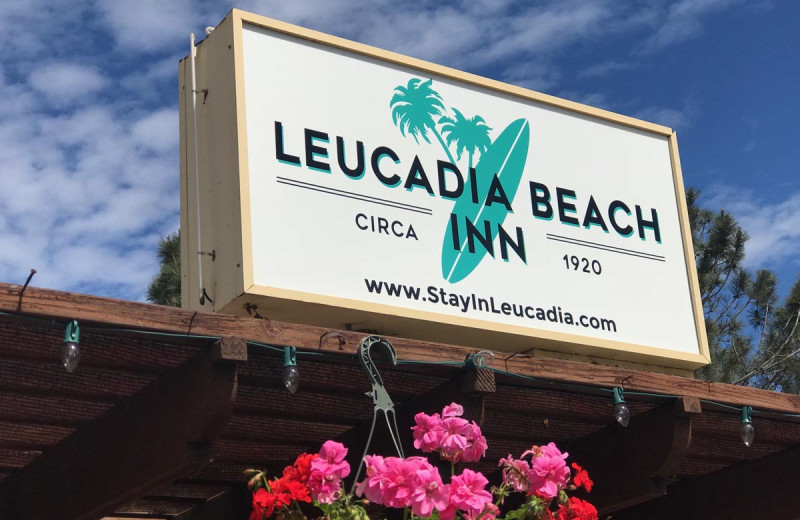Exterior view of Leucadia Beach Inn.