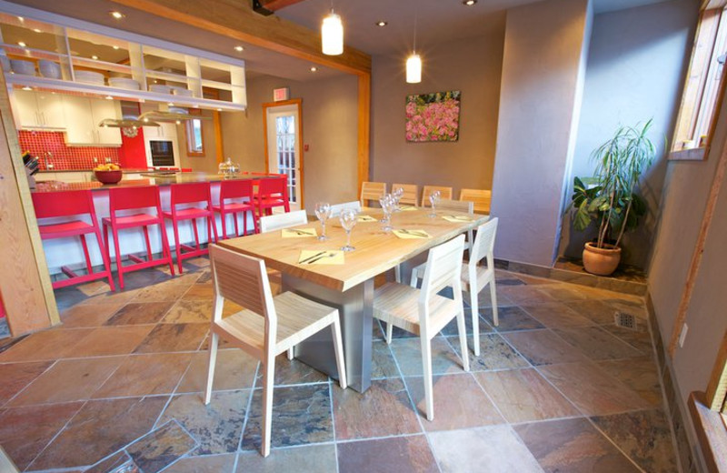 Kitchen Area at Paintbox Lodge 