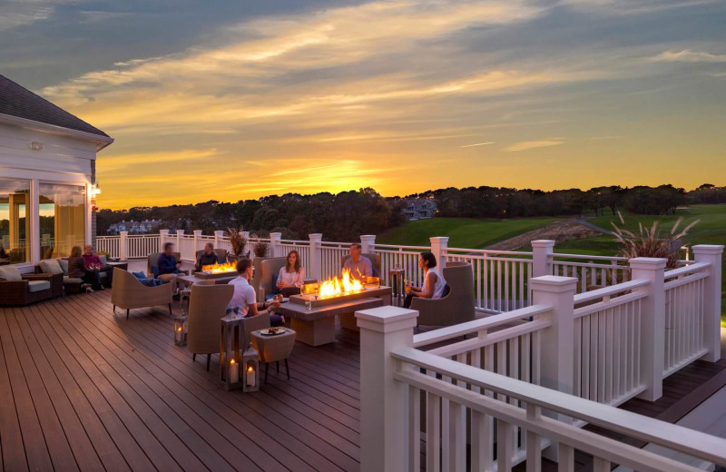 Patio at The Club at New Seabury.