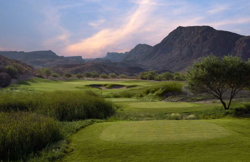 Golf course at Lajitas Golf Resort.