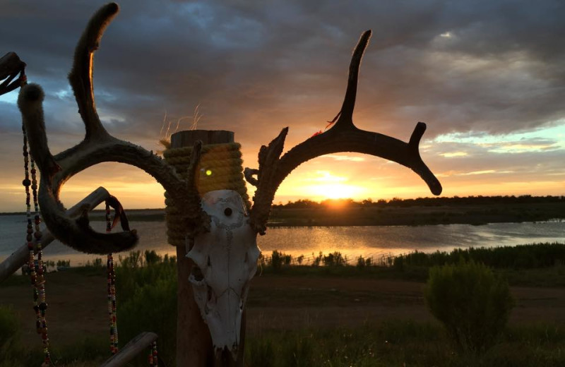 Sunset at Big Chief RV Resort.