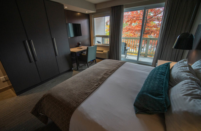 Guest room at Taboo Muskoka.