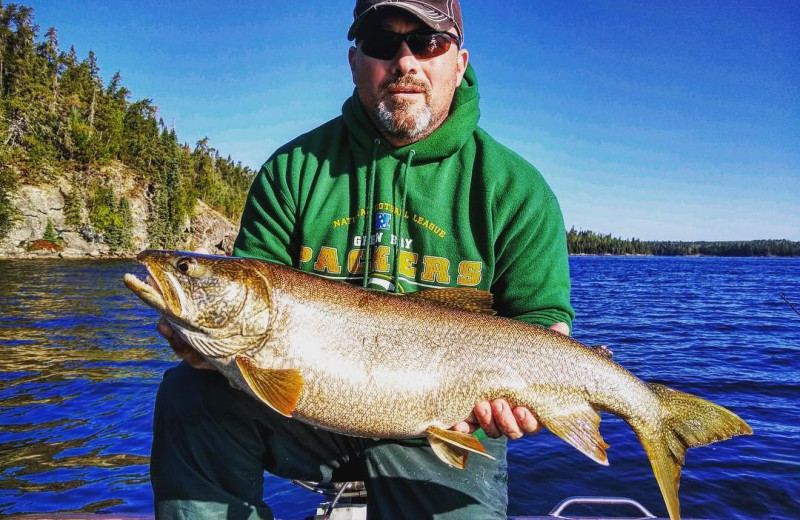 Fishing at Cliff Lake Resorts.