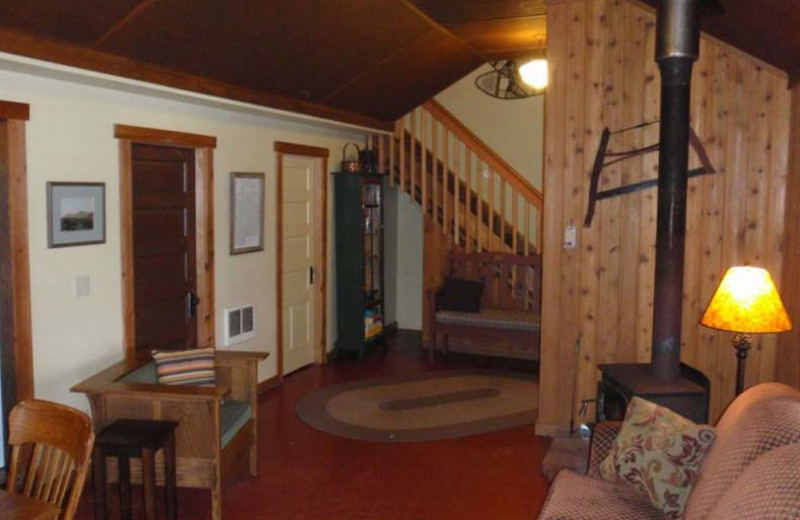 Cabin interior at Lochaerie Resort.