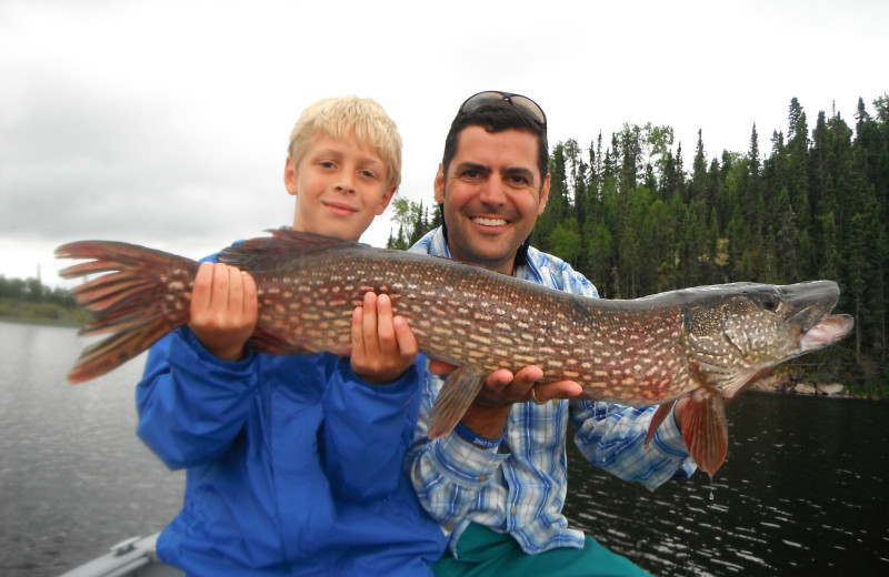 Fishing at Maynard Lake Lodge and Outpost.