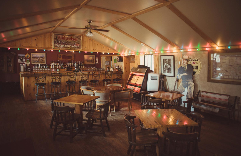 Saloon at Vee Bar Guest Ranch.