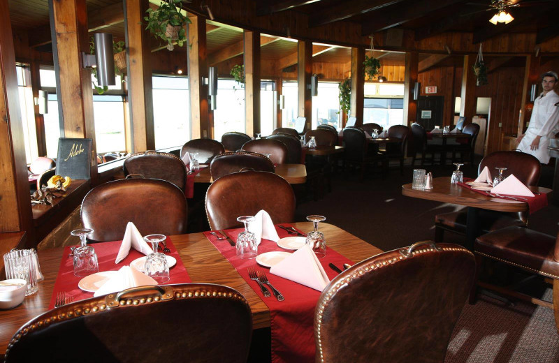 Dining at Adobe Resort.