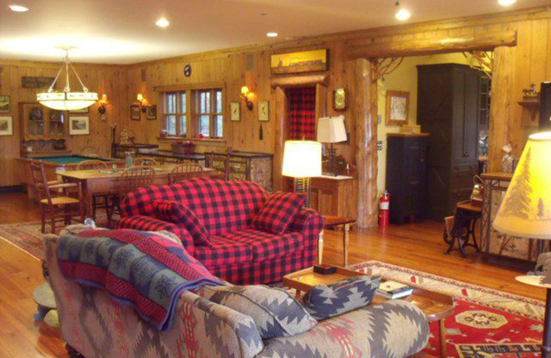 Rental interior at Lake Placid Accommodations.