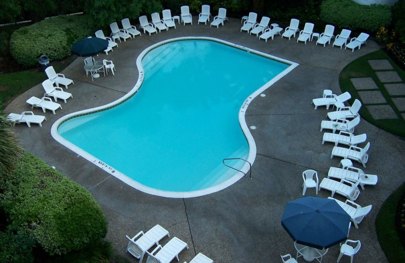 Resort pool at A B Sea Resorts.