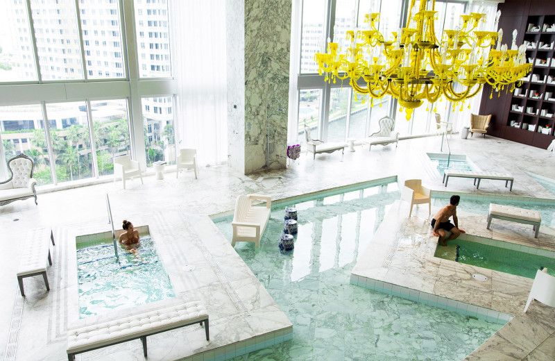 Spa at W Miami.